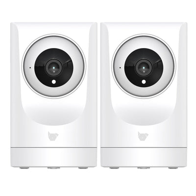 Purrsight 360° Smart App Pet Camera with Night Vision and 2 Way Audio 2pc Bundle