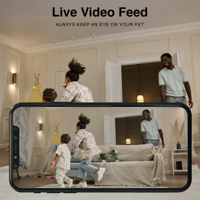 Purrsight Mini Smart Indoor Security Camera with Two-Way Audio